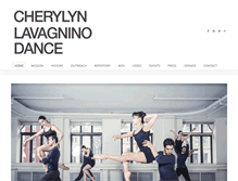 Tablet Screenshot of cherylynlavagnino-dance.com